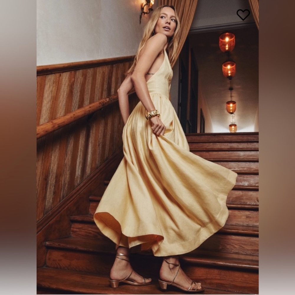 Reformation Linen Maxi Dress